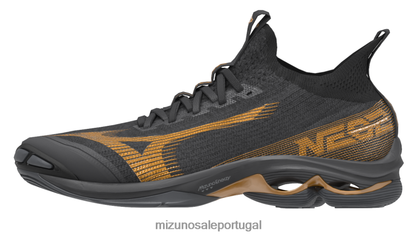 ostra negra 9h9h sapato sapato de voleibol wave Lightning neo 2 Mizuno unissex R2F8622180 R2F8622180 Mizuno Portugal Estilo e Artesanato Compre Mizuno sapatilhas com descontos agora